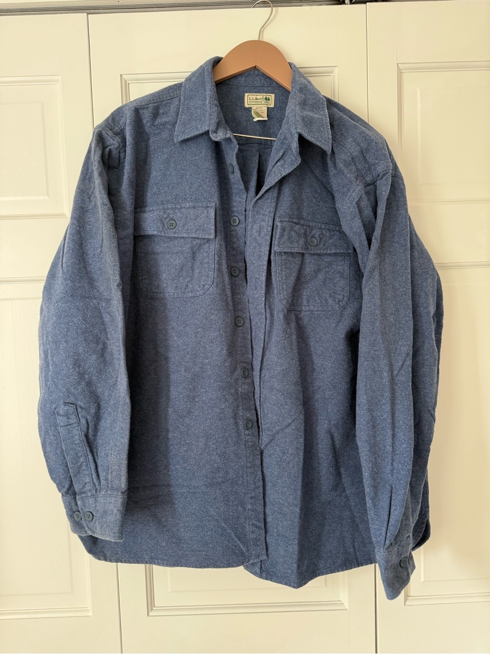 LL Bean Men’s Blue Chamois Shirt or Light Jacket
